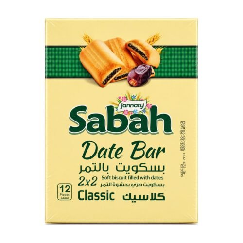 Jannaty Sabah Date Bar Classic 2x2, 12 pcs (672 g)