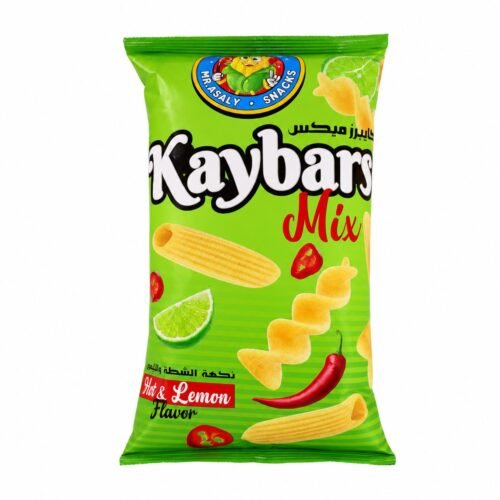 Kaybars Mix Hot & Lemon Snacks, 100 g (3.53 oz)