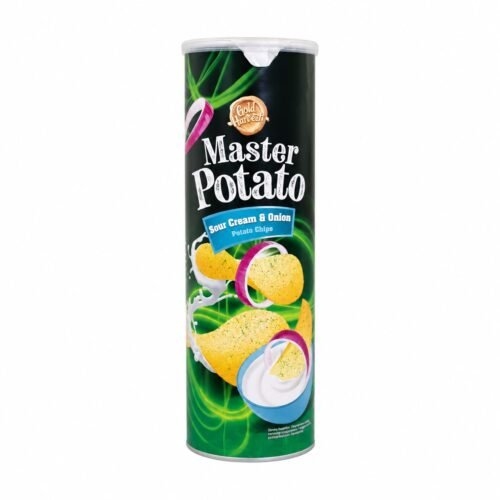 Master Potato Sour Cream & Onion Potato Chips, 160 g (5.64 oz)