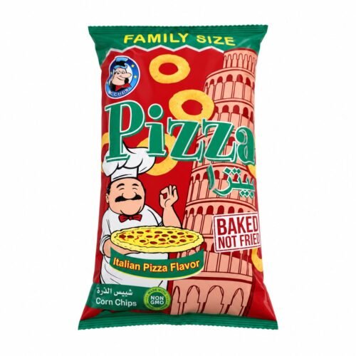 Mr. Chips Italian Pizza Corn Chips, Family Size, 90 g (3.17 oz)