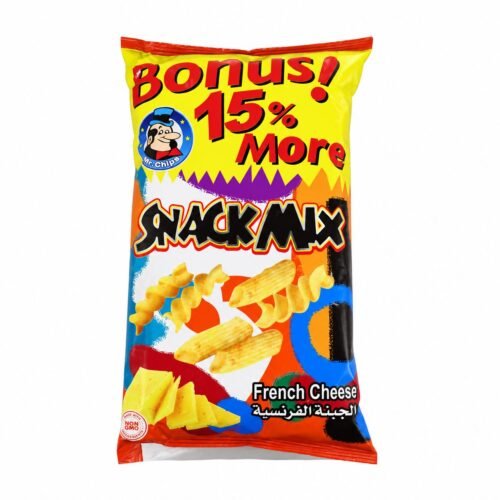 Mr. Chips Snack Mix French Cheese, Bonus 15% More, 200 g (7.05 oz)
