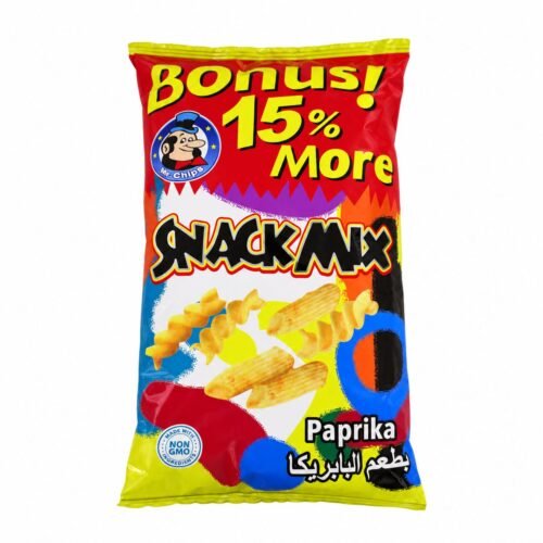 Mr. Chips Snack Mix Paprika, Bonus 15% More, 200 g (7.05 oz)