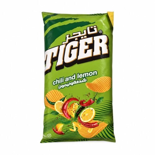 Tiger Chili & Lemon Potato Chips, Family Size 180 g (6.3 oz)