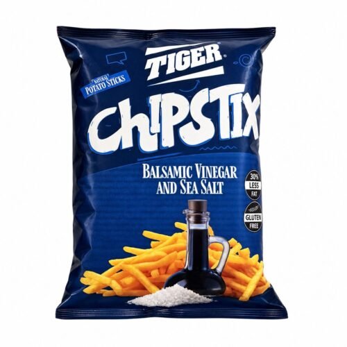 Tiger Chipstix Balsamic Vinegar & Sea Salt Potato Sticks, 80 g (2.82 oz)