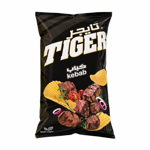 Tiger Kebab Potato Chips, Family Size 180 g (6.3 oz)