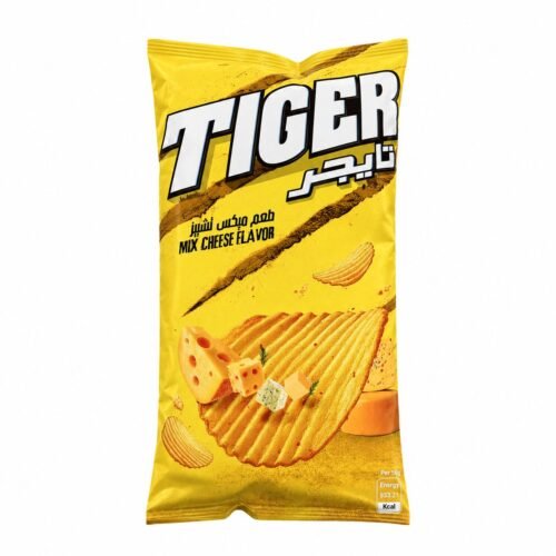Tiger Mix Cheese Potato Chips, Family Size 200 g (7.05 oz)