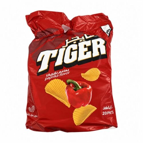 Tiger Paprika Potato Chips, 20-Pack Multipack