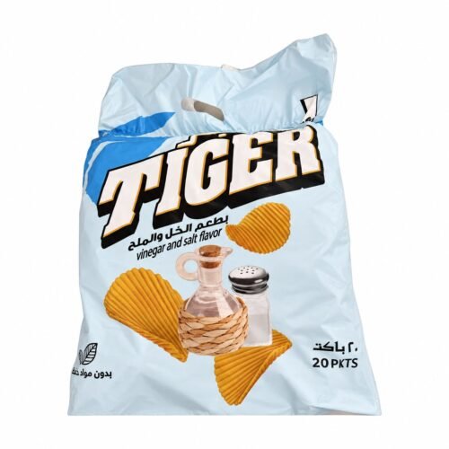 Tiger Vinegar & Salt Potato Chips, 20-Pack Multipack